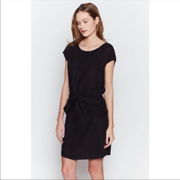 Joie Adoette 100% Linen Dress Black Size S - Picture 2 of 11